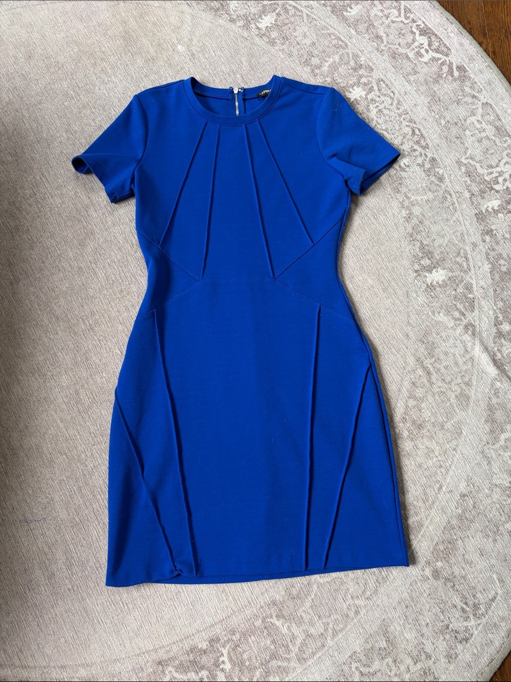 Women’s Royal Blue Short Sleeve Sheath Dress